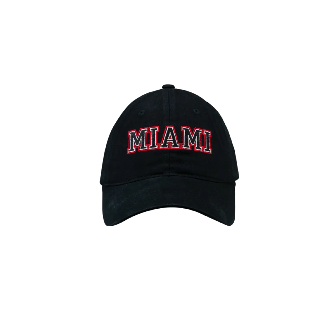 Miami HEAT Basketball Team Black Cap with Cultural Logo