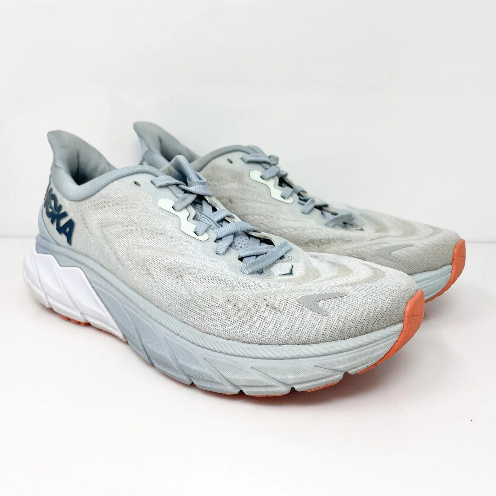 Hoka One One Womens Arahi 6 1123195 PABF Gray Running Shoes Sneakers Size 7.5 B