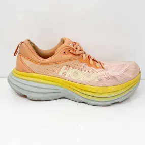 Hoka One One Womens Bondi 8 1127952 SCPP Orange Running Shoes Sneakers Size 9.5B