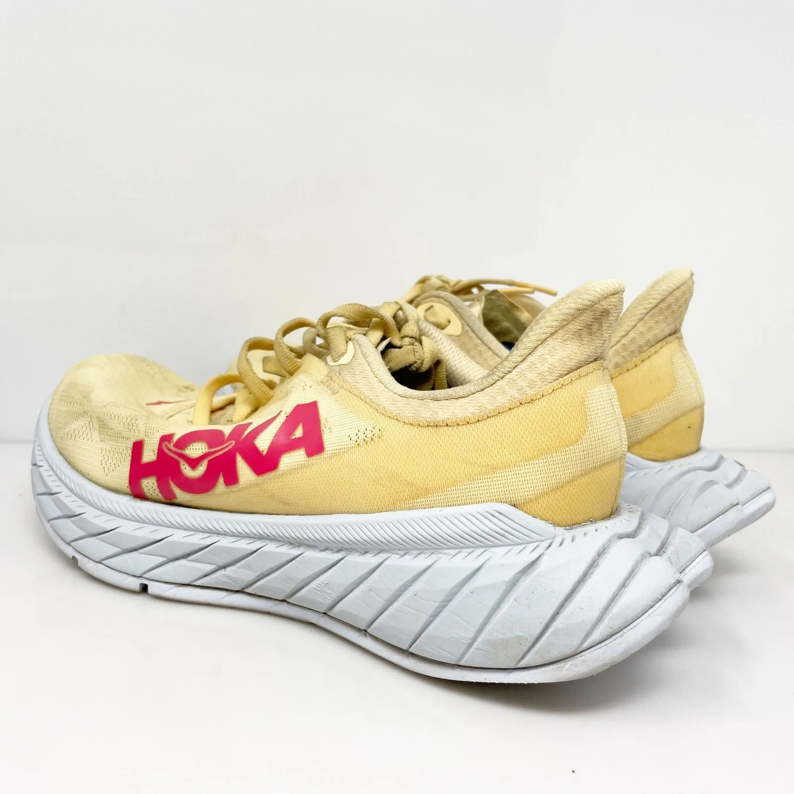 Hoka One One Womens Carbon X 2 1113527 IPPN Yellow Running Shoes Sneakers 7.5 B