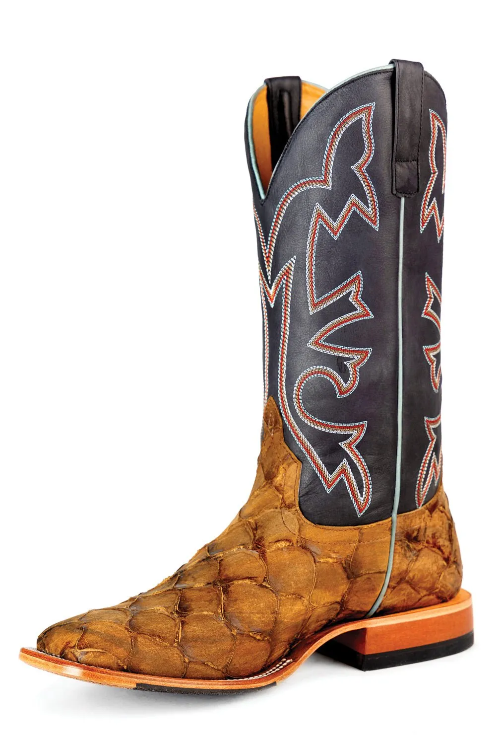 Anderson Bean Men's Honey Filet Leather Cowboy Boots - Horse Power