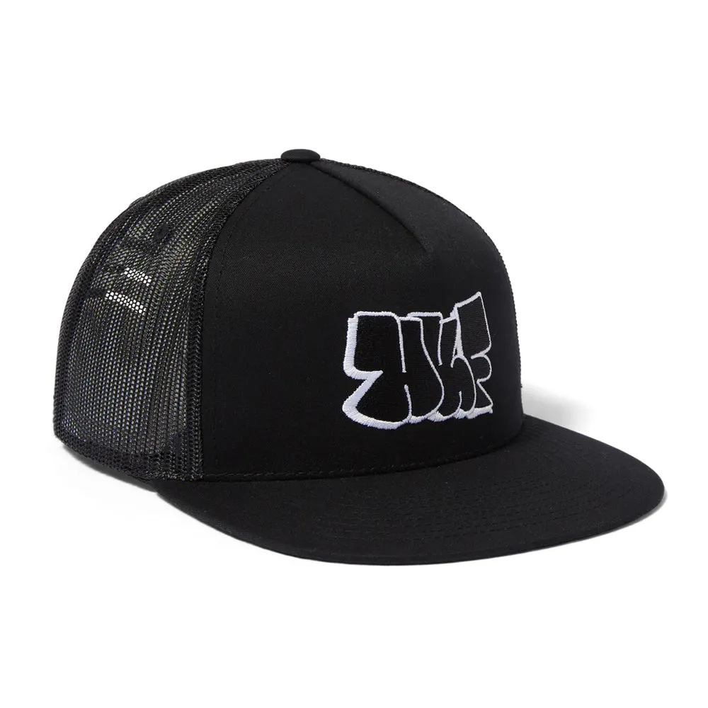 HUF REMIO WAVY TRUCKER HAT // BLACK