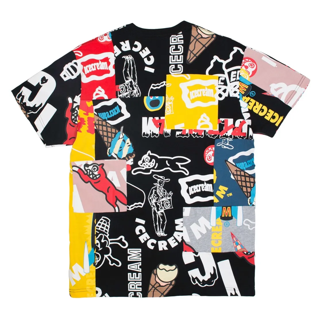 Ice Cream Men Tag Team Knit Tee (black / print knit)