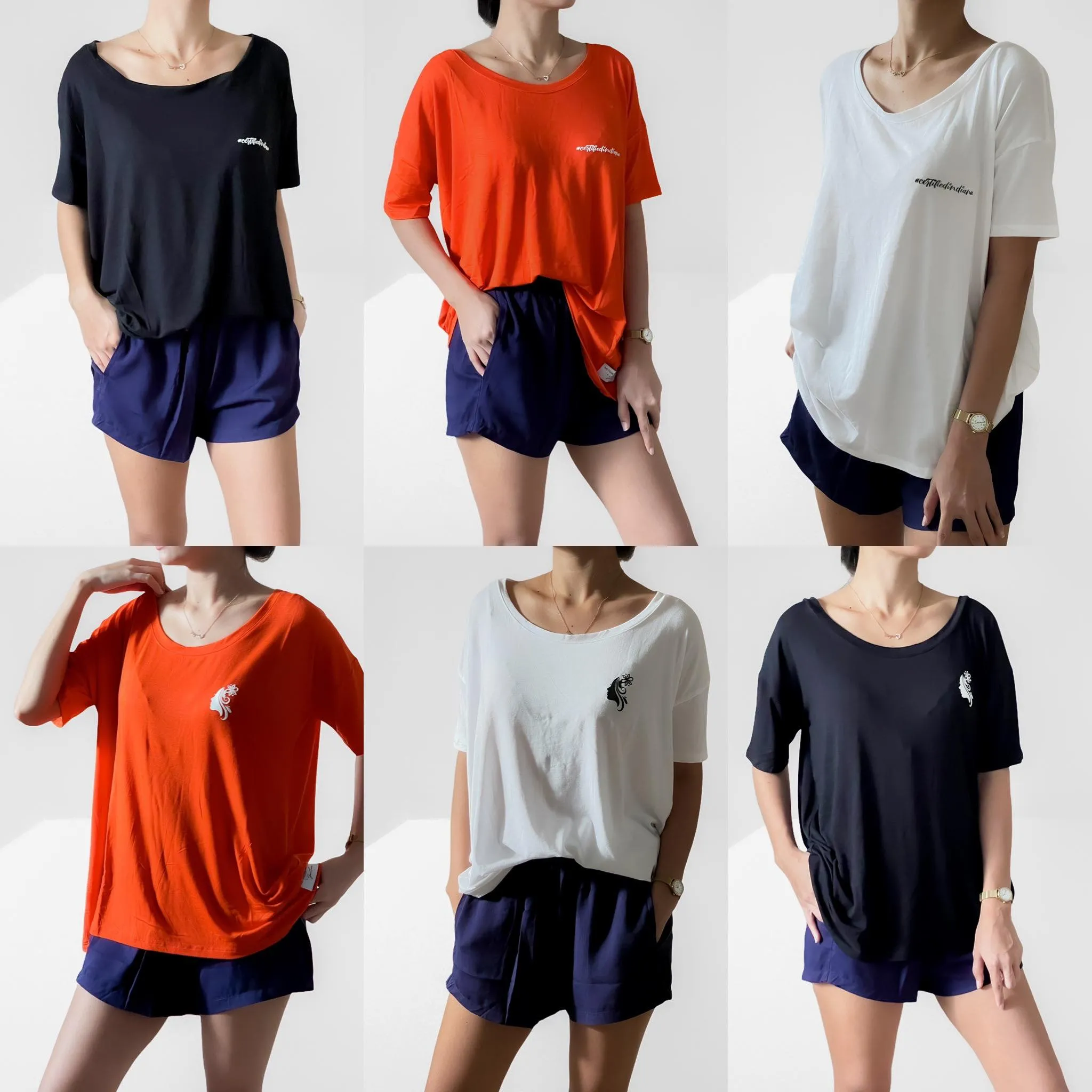 INDIANA TEE Basic Knit Top