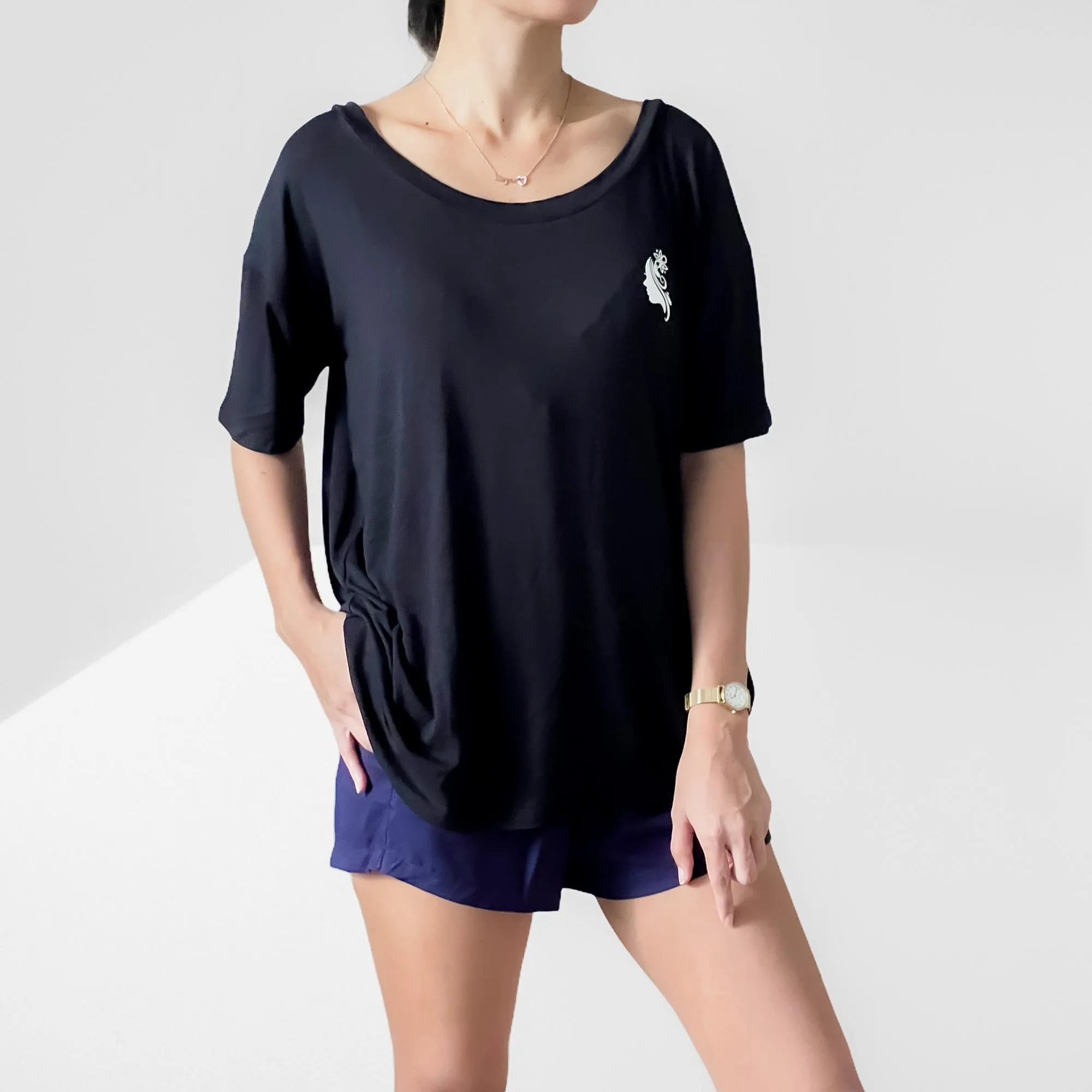 INDIANA TEE Basic Knit Top