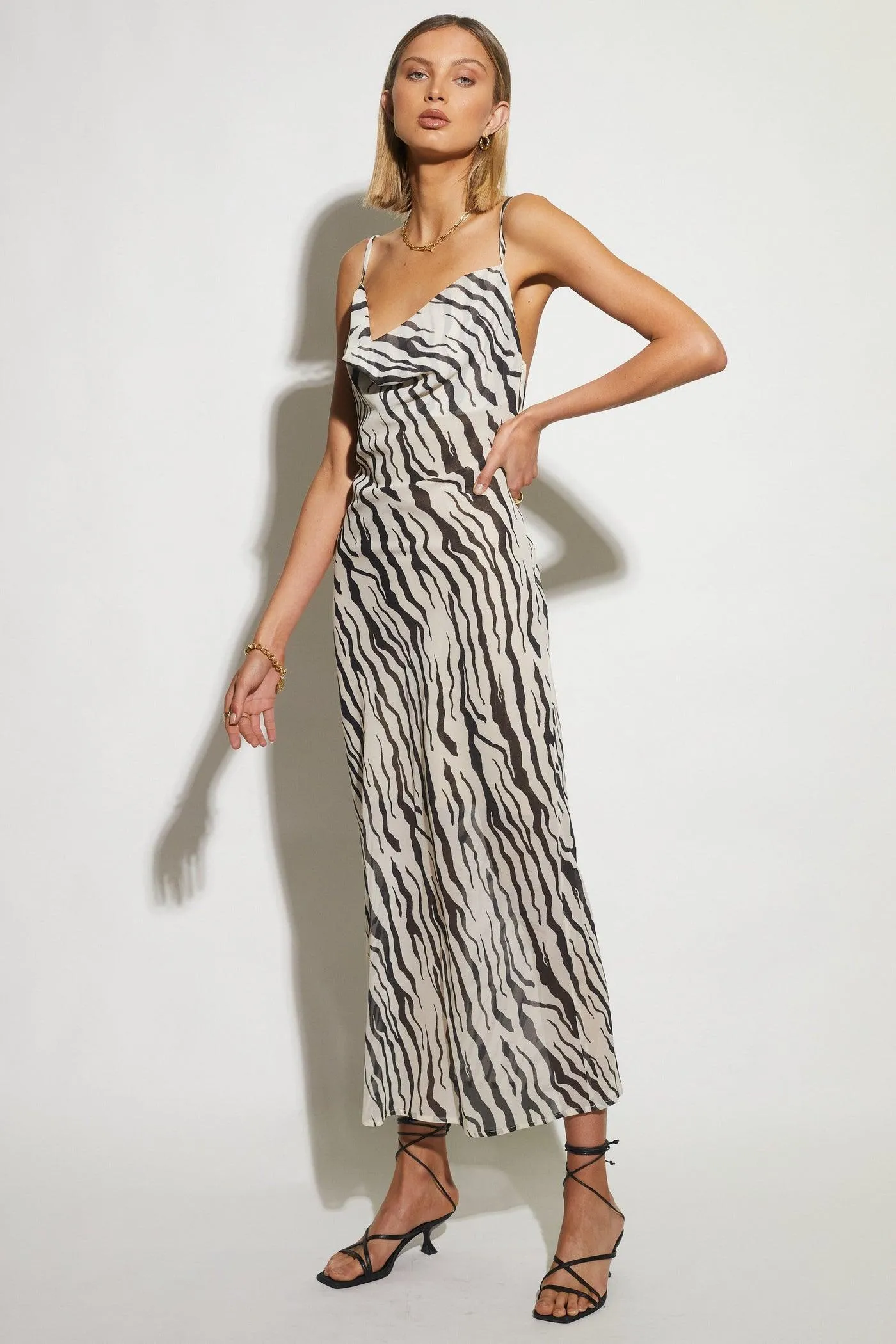 Instinct Zebra Print Dress