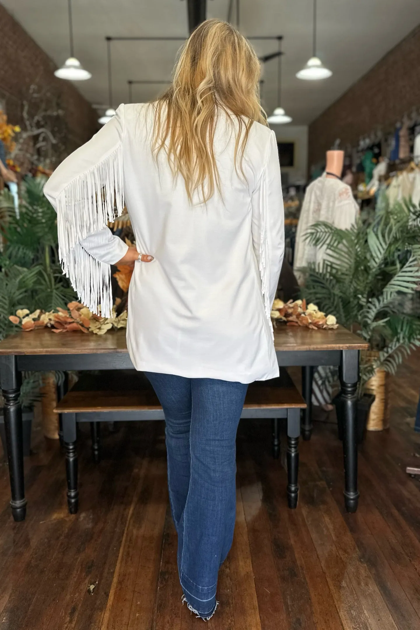 Ivory Tassel Jacket