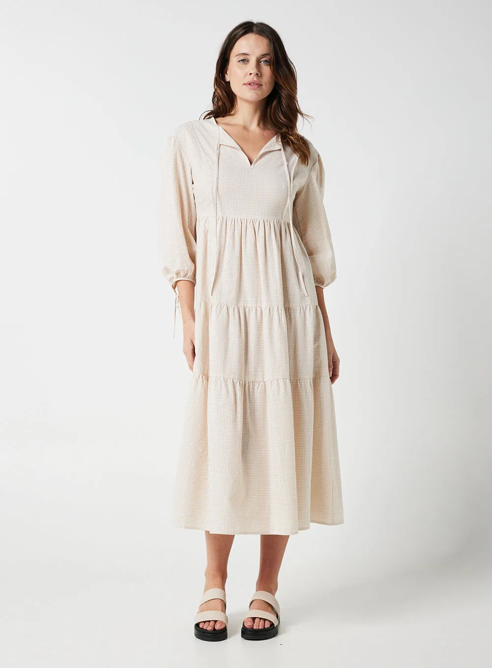 Ivy Dress in BEIGE