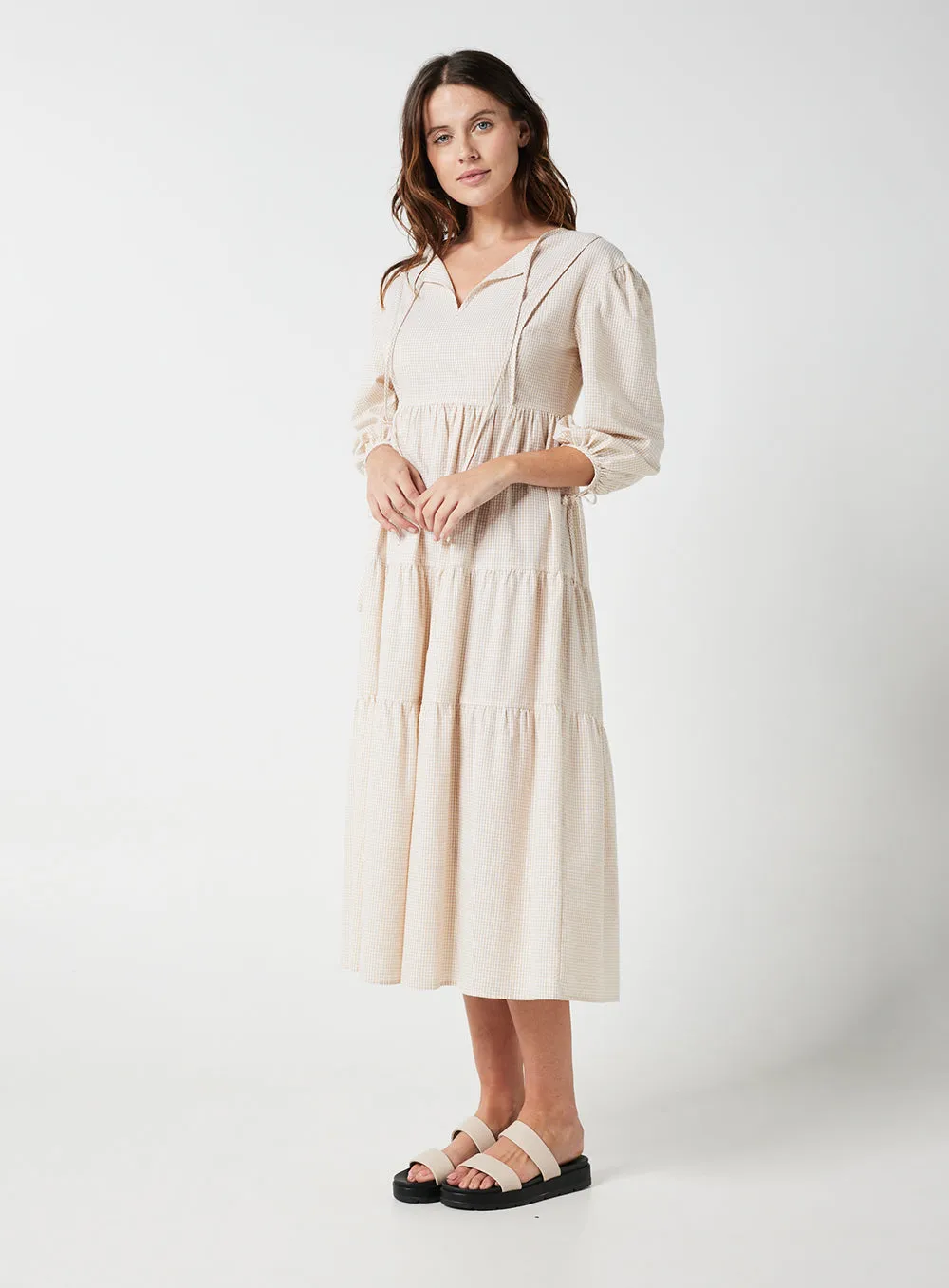 Ivy Dress in BEIGE