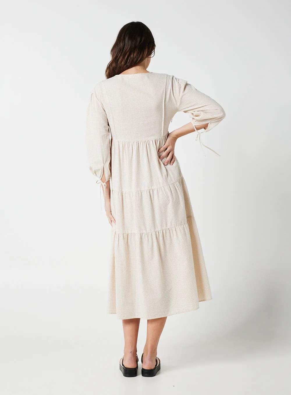 Ivy Dress in BEIGE