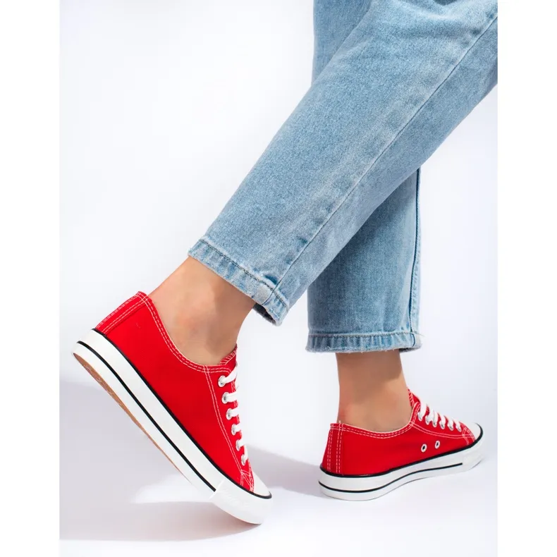 J. Star Classic Red Sneakers