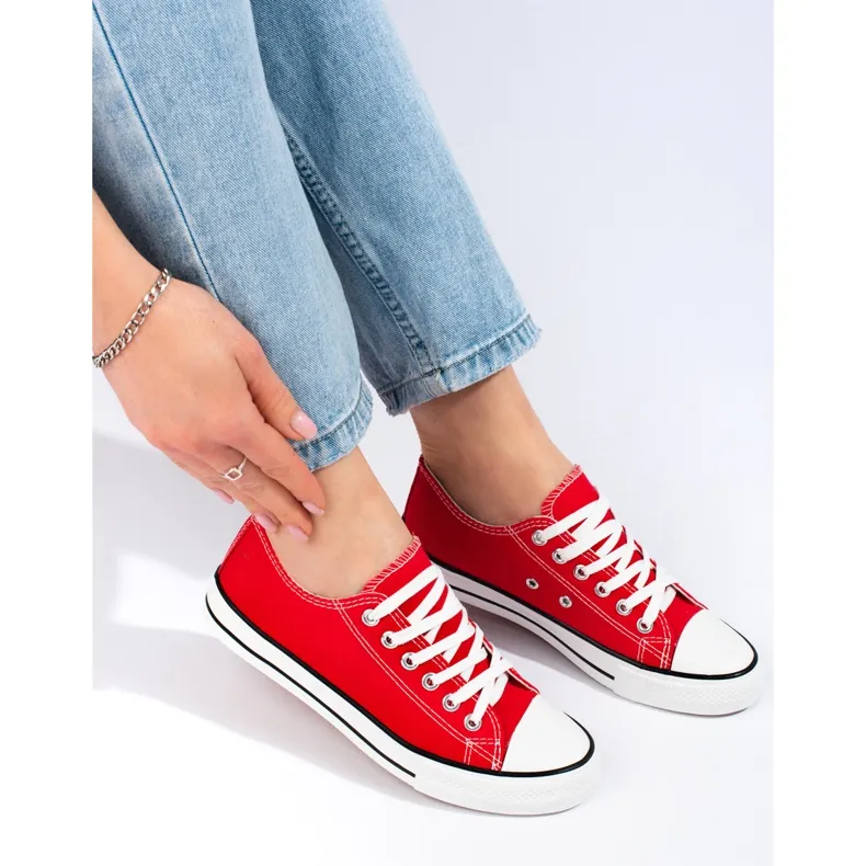 J. Star Classic Red Sneakers