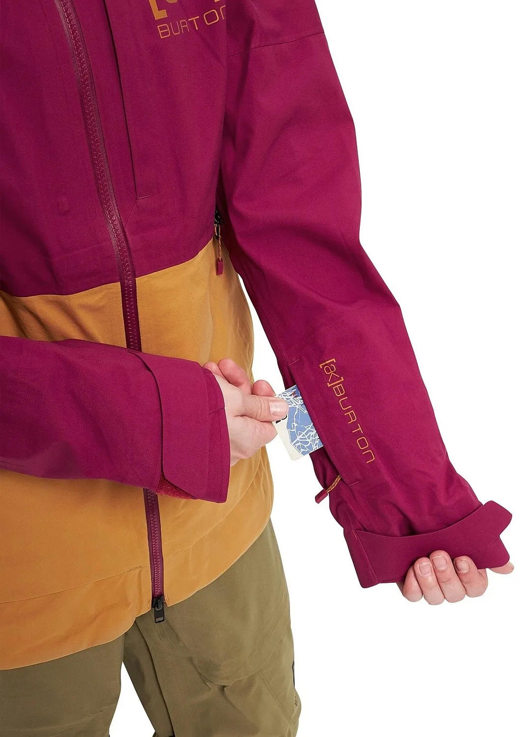 jacket Burton Kimmy AK Gore-Tex 3L Stretch - Spiced Plum/Wood Thrush - women´s