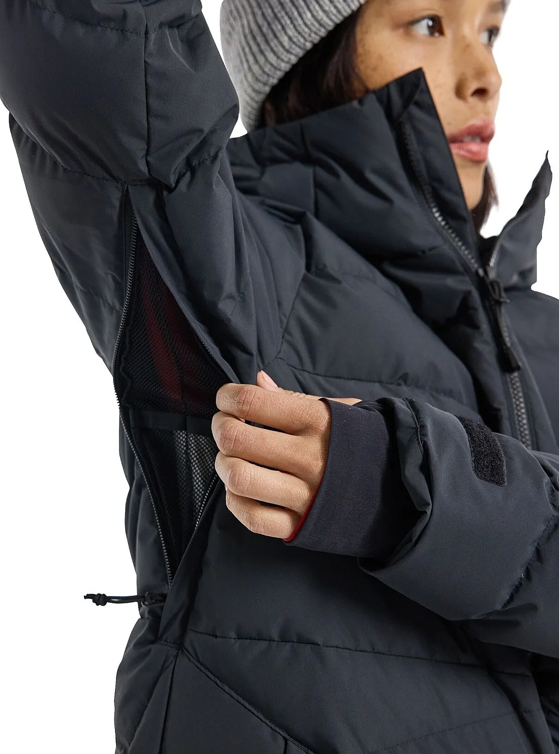 jacket Burton Loyil Down - True Black - women´s