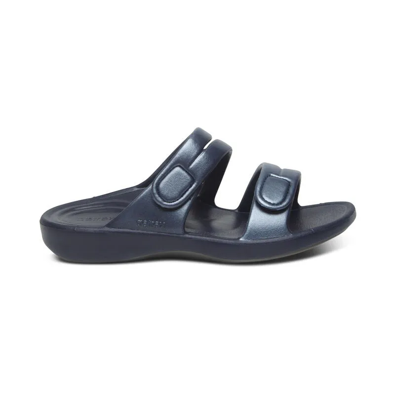 Janey Sport Slides Navy