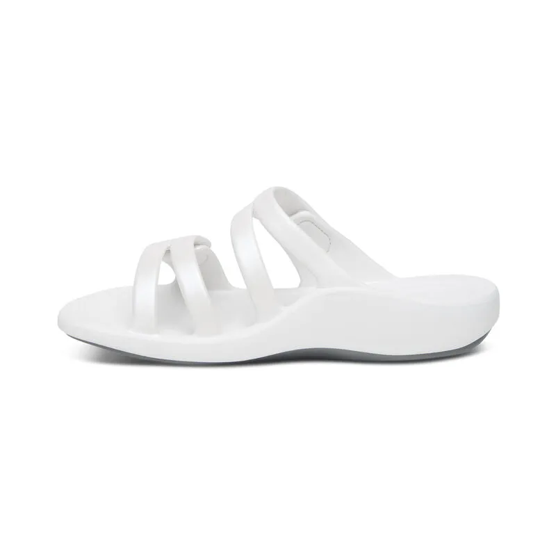 Janey Sport Slides White