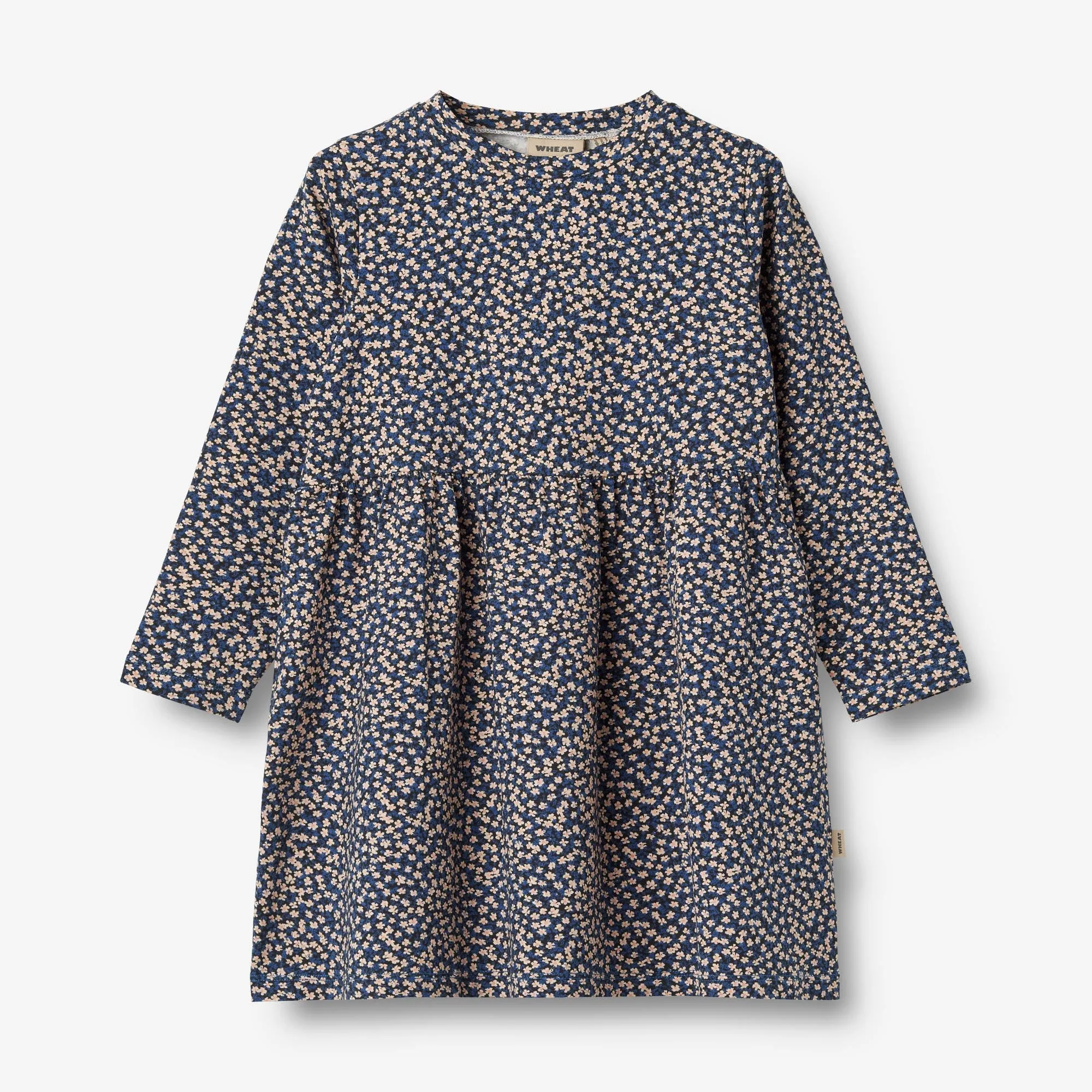 Jersey Dress L/S Sessa - blue flowers