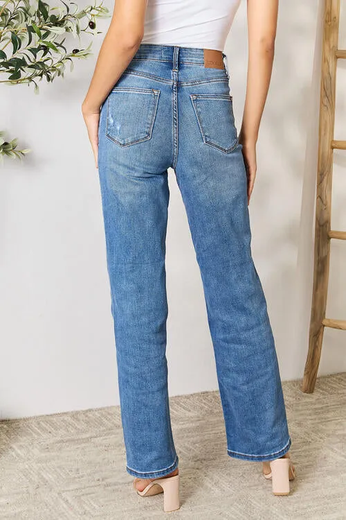 Judy Blue distressed high waist jeans