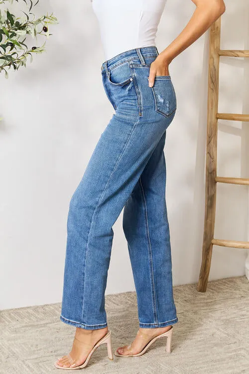 Judy Blue distressed high waist jeans