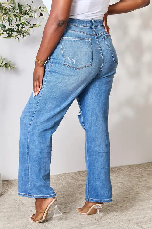 Judy Blue distressed high waist jeans