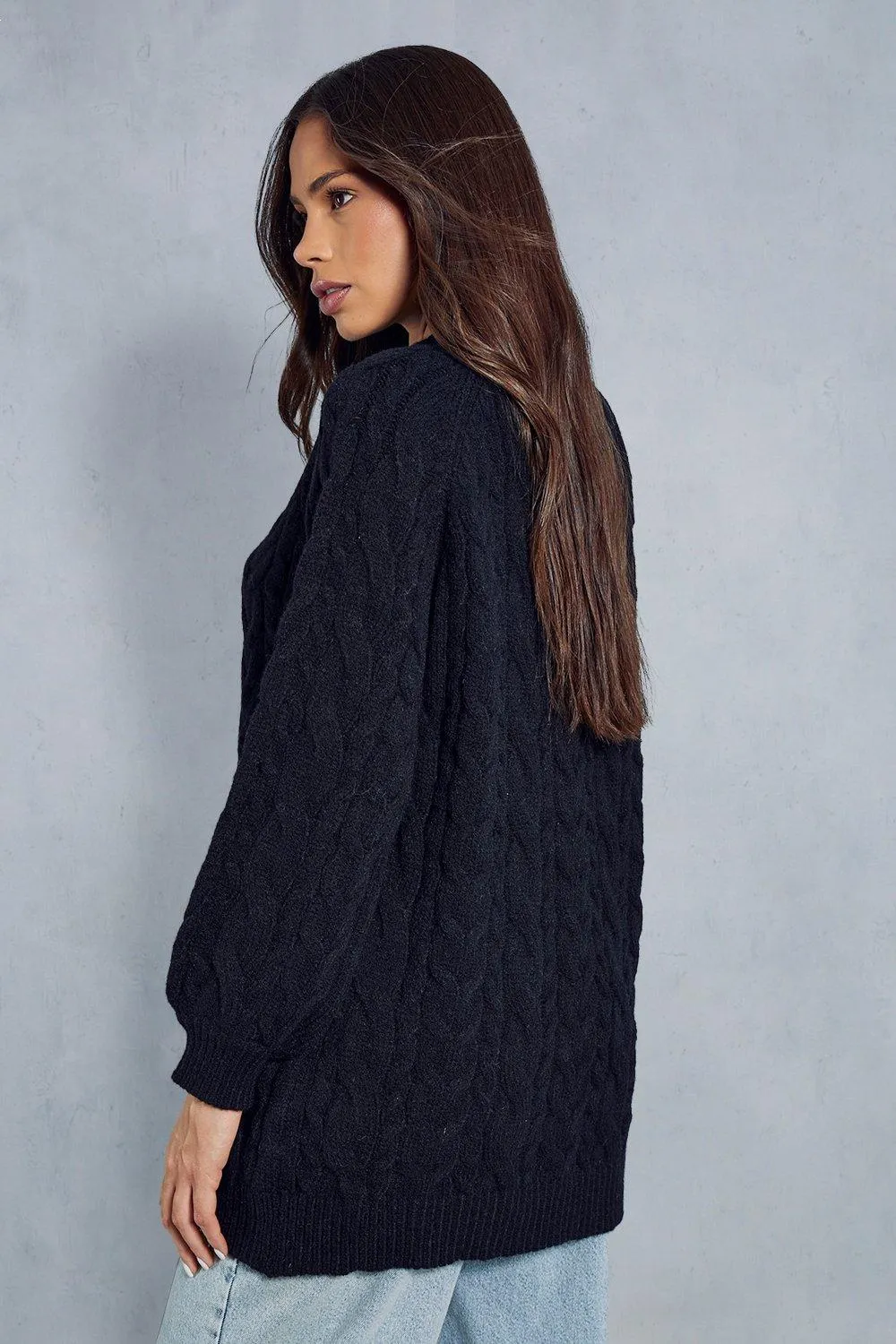 Jumpers & Cardigans | Oversized Cable Chunky Knit Jumper | MissPap