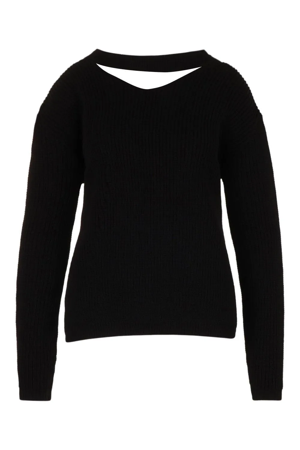 Jumpers & Cardigans | Plus Choker Side Split Jumper | boohoo