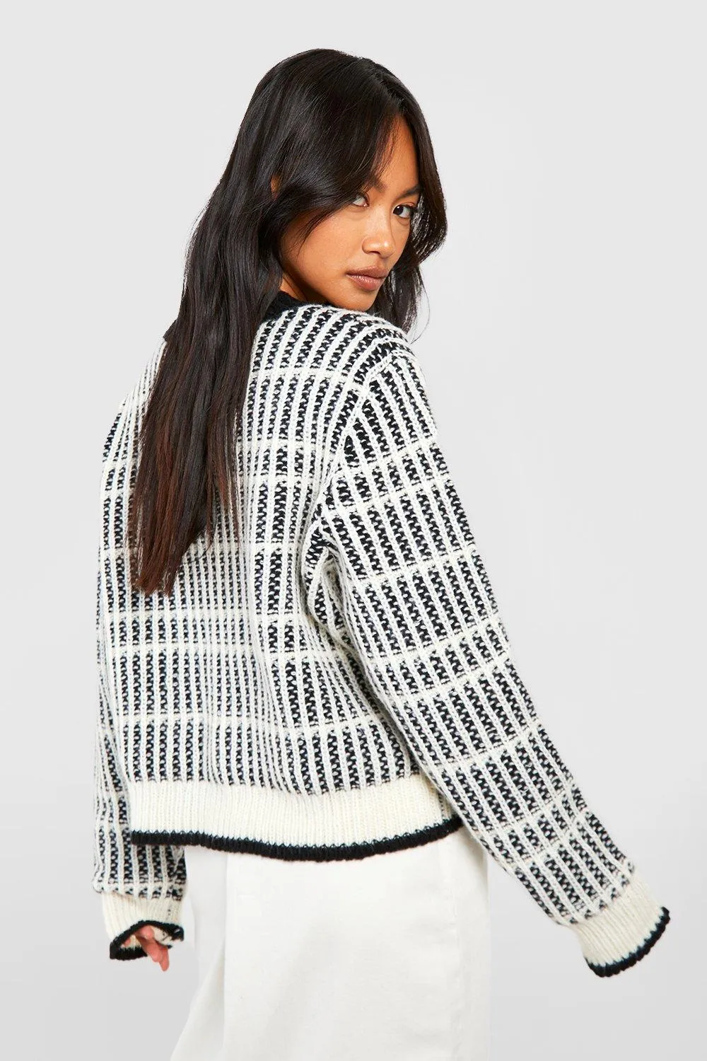 Soft Knit Stripe Jumper - Shop Jumpers & Cardigans at boohoo