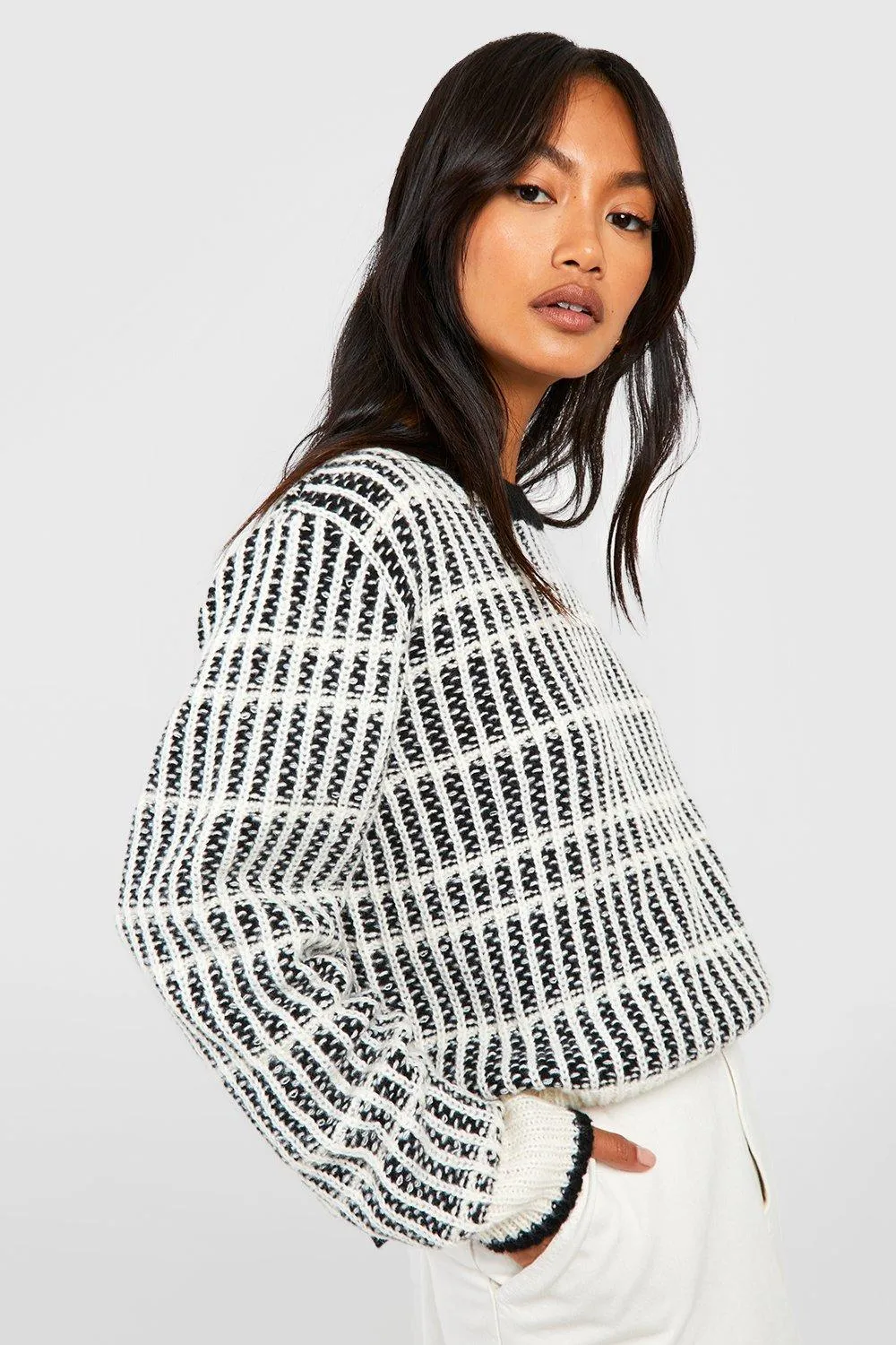 Soft Knit Stripe Jumper - Shop Jumpers & Cardigans at boohoo