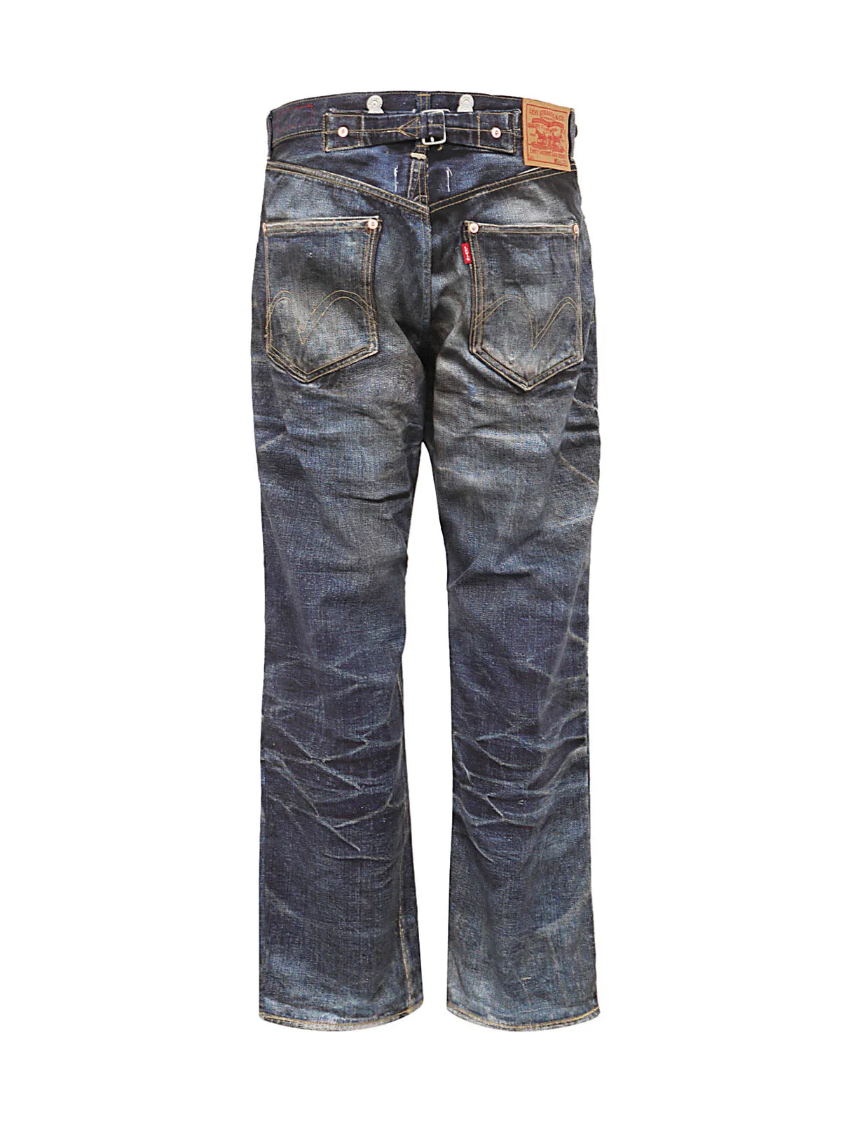 Junya Watanabe Straight-Leg Jeans with Logo Patch