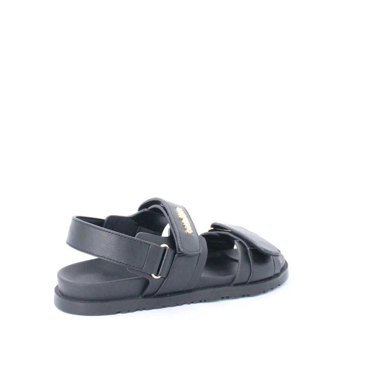 KARLA FLAT SANDAL - BLACK