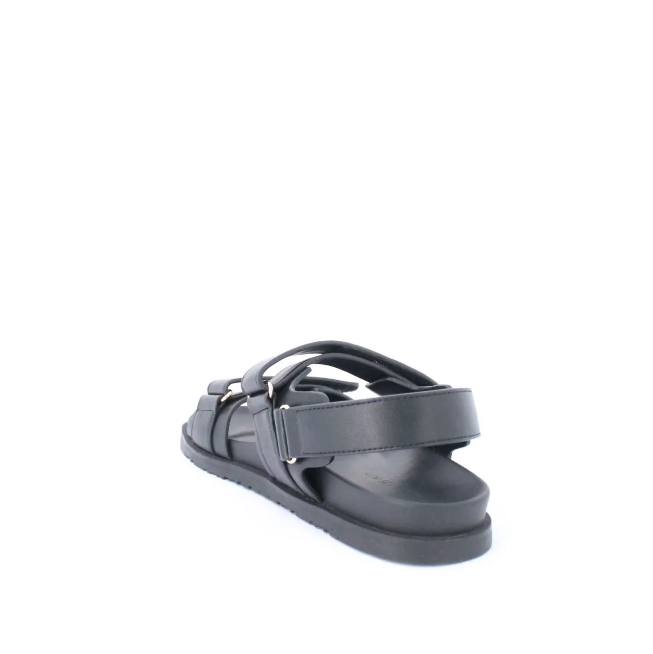 KARLA FLAT SANDAL - BLACK