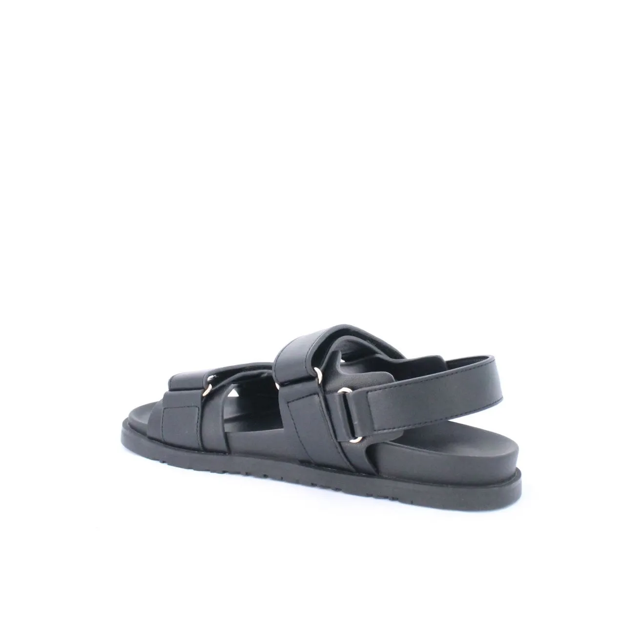 KARLA FLAT SANDAL - BLACK