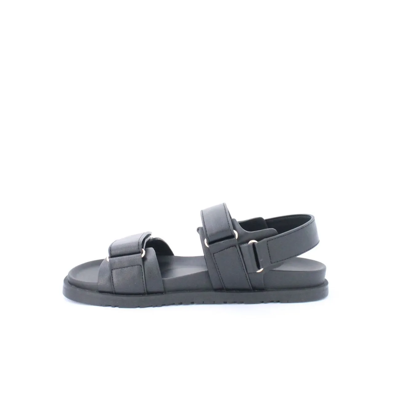 KARLA FLAT SANDAL - BLACK