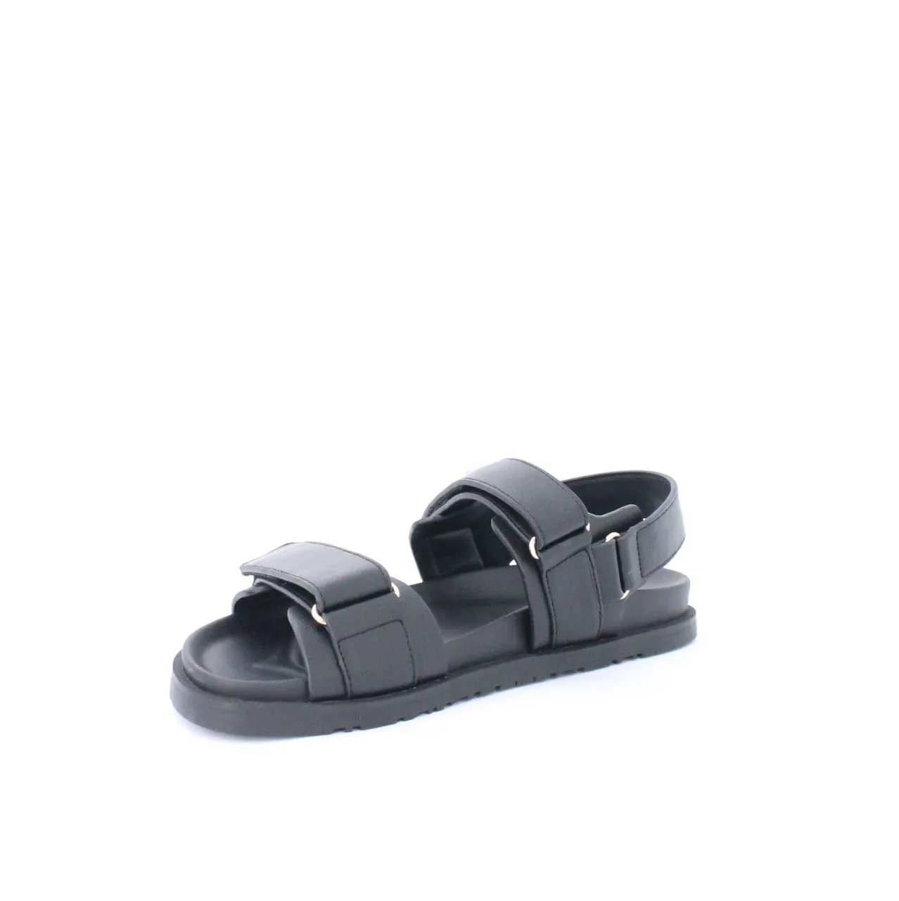 KARLA FLAT SANDAL - BLACK