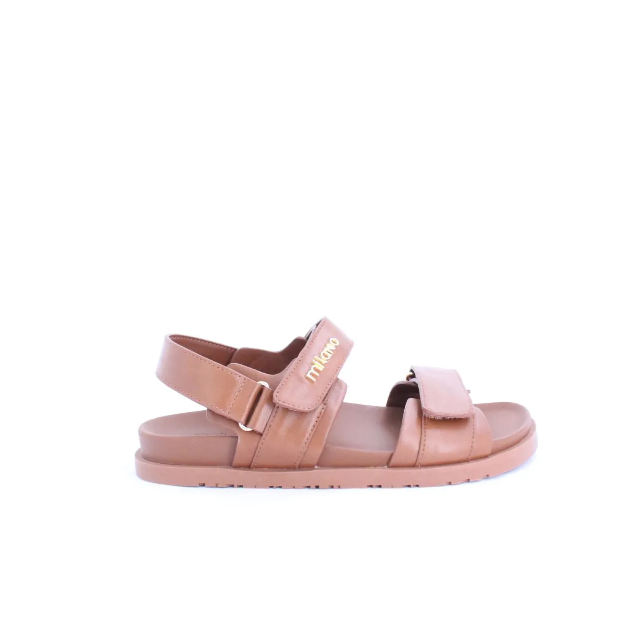 KARLA FLAT SANDAL - TAN