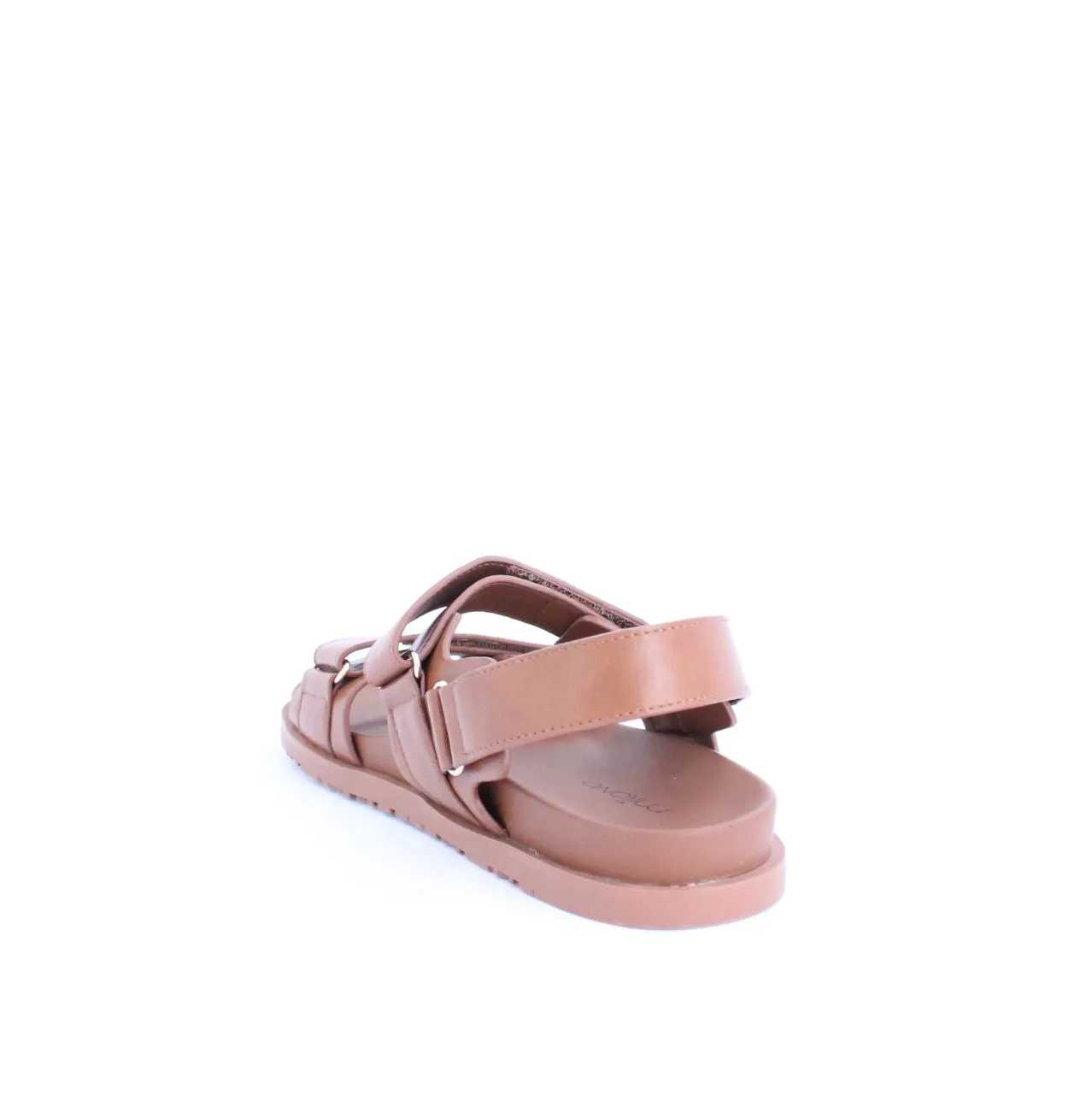 KARLA FLAT SANDAL - TAN