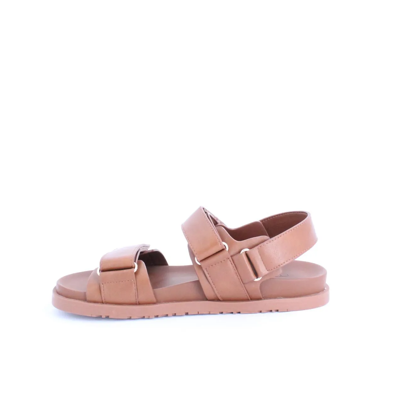 KARLA FLAT SANDAL - TAN