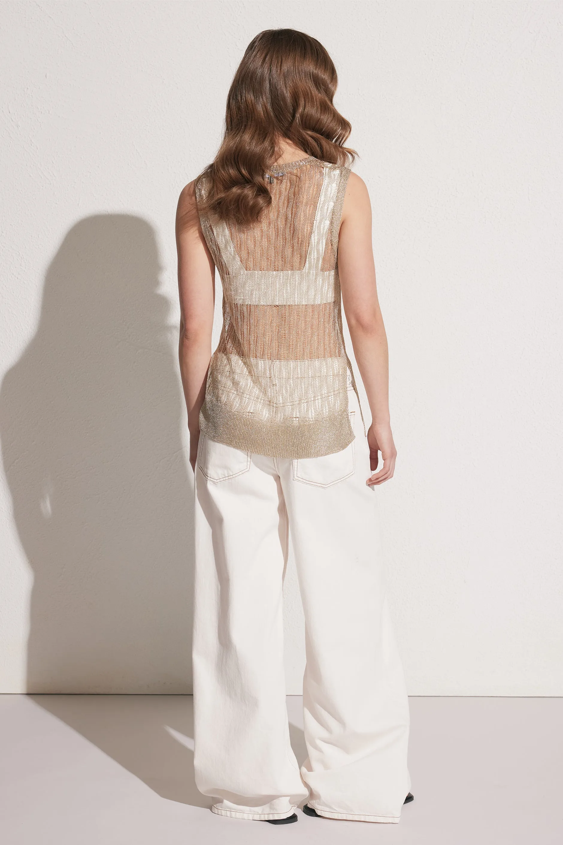 Kelsey Metallic Knit Tank