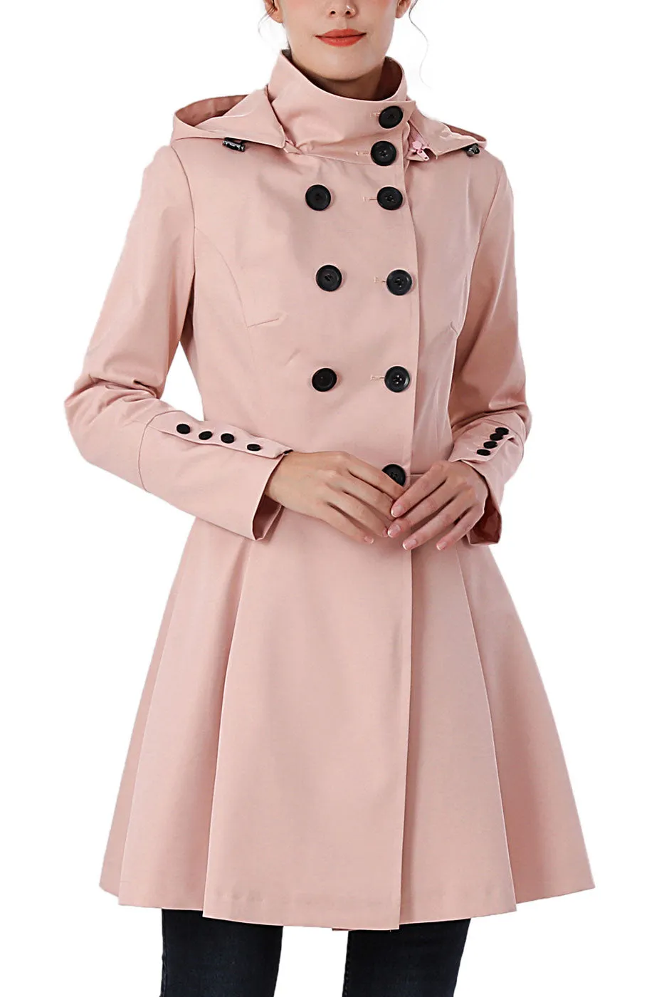 Kimi + Kai Women's Ellie Waterproof Trench Coat