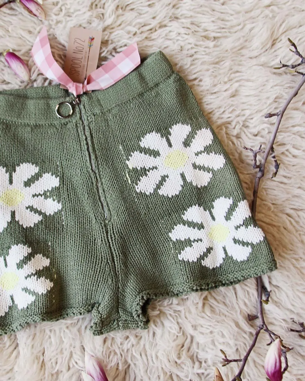 Knit Daisy Shorts