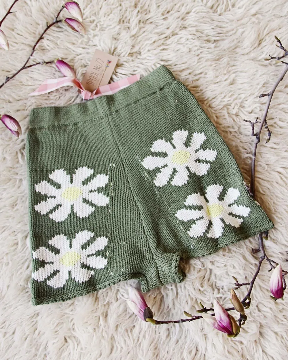 Knit Daisy Shorts