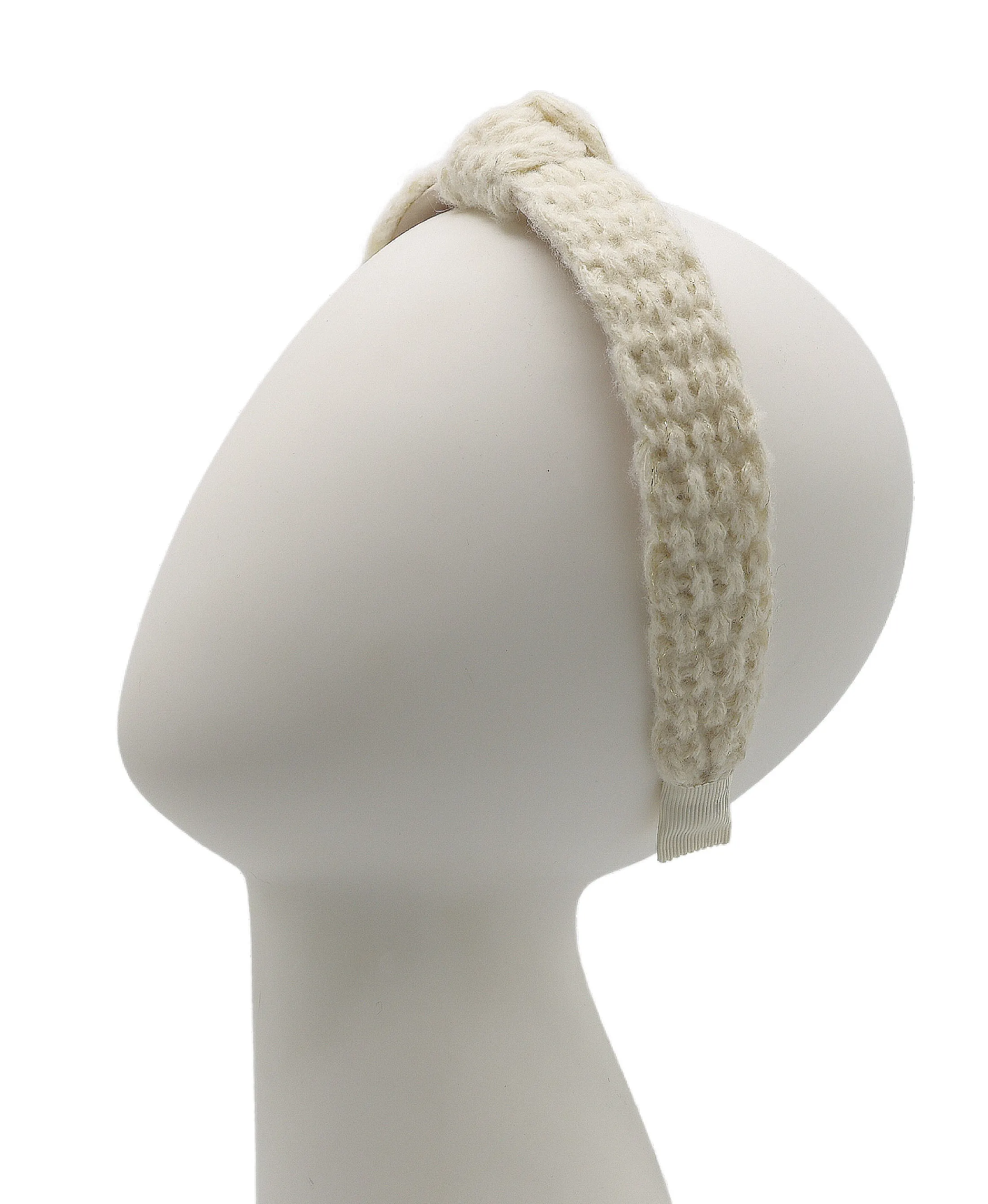 Knit Headband w/ Metallic Accents