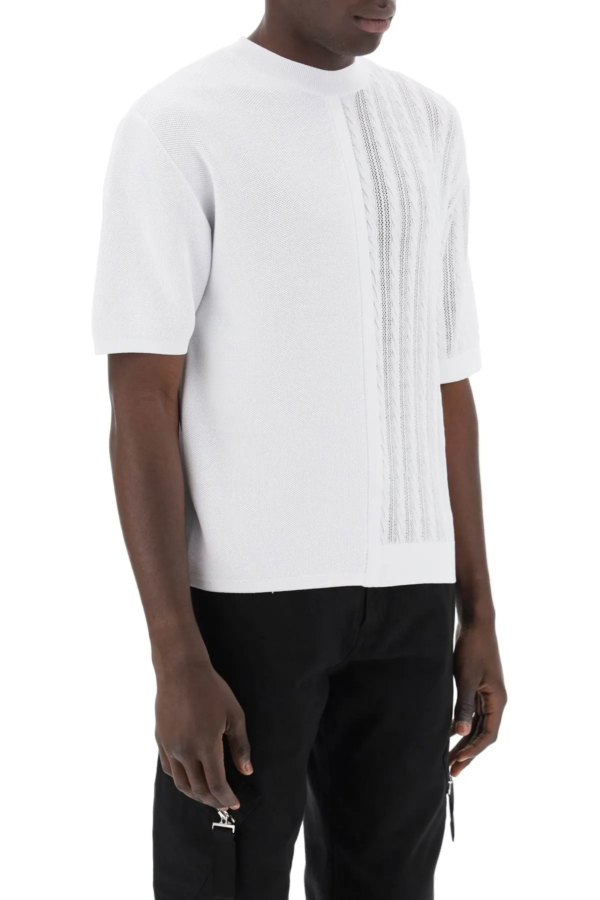 knit top-the high game knit 245KN423 2379 OFF-WHITE