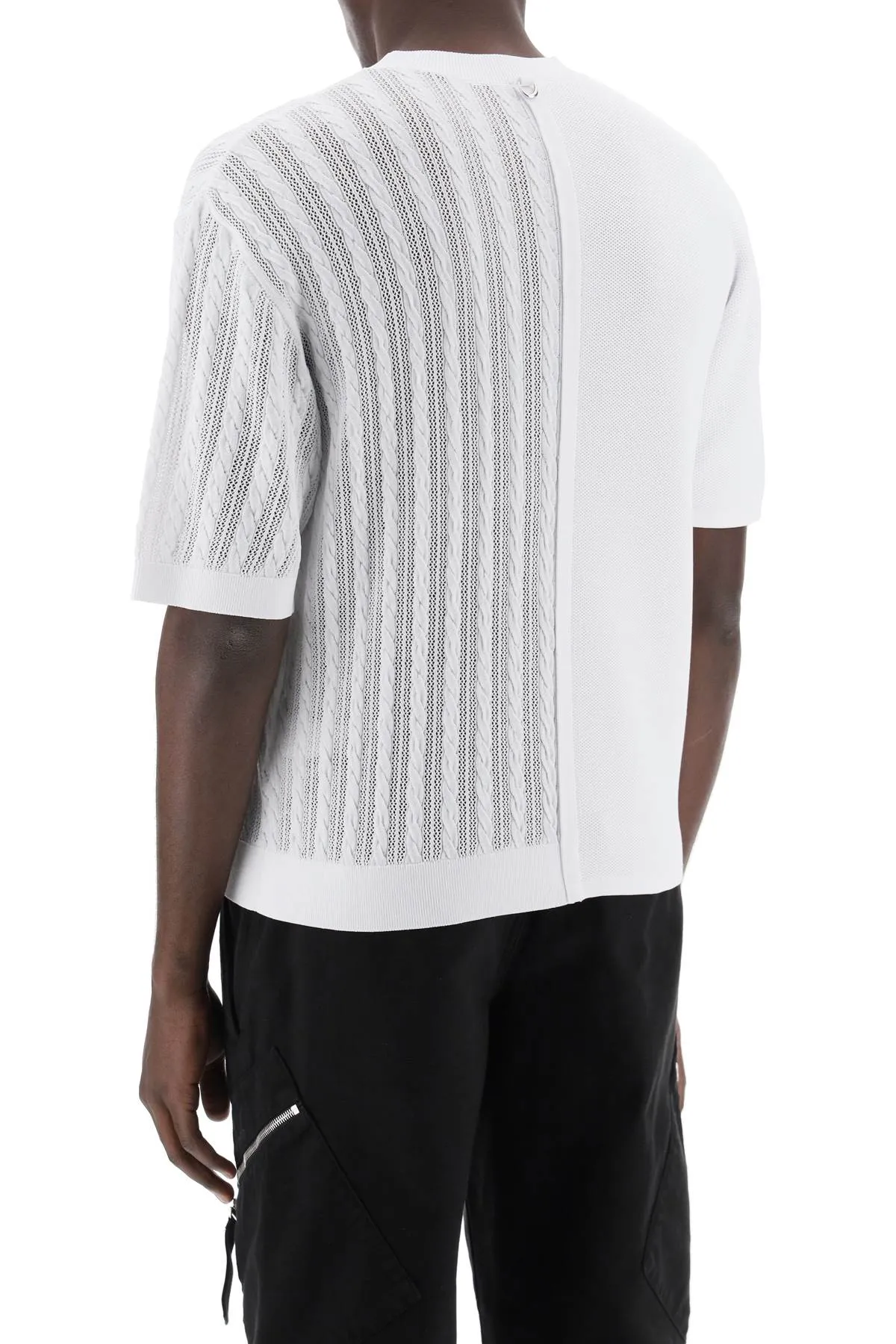 knit top-the high game knit 245KN423 2379 OFF-WHITE