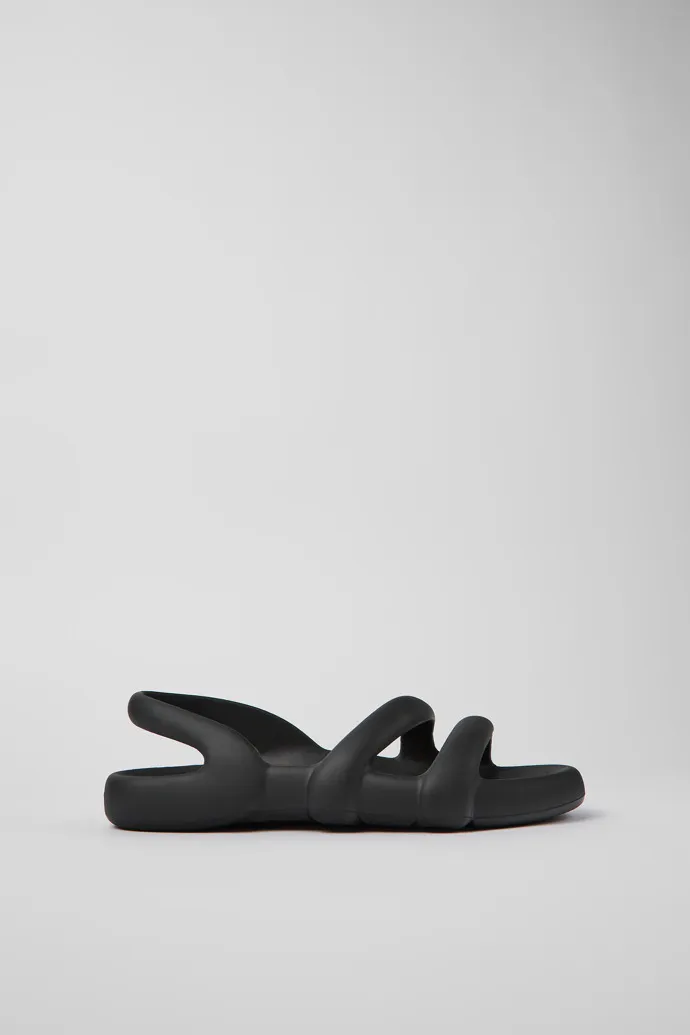 Kobarah Flat Black unisex Sandal