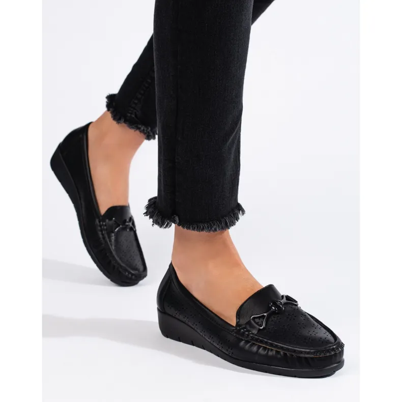 Black Women's Moccasins