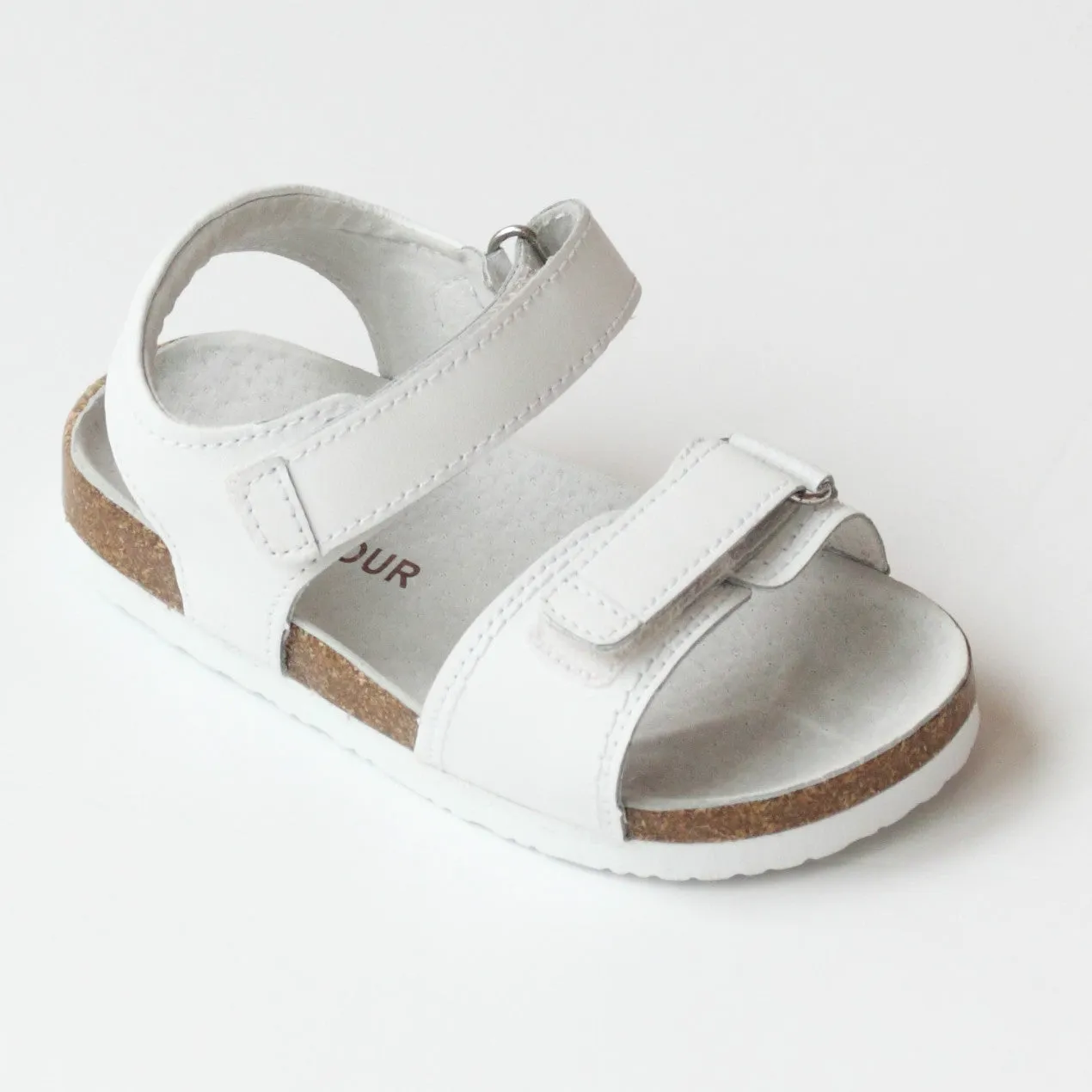 Boys Double Strap Cork Sandals