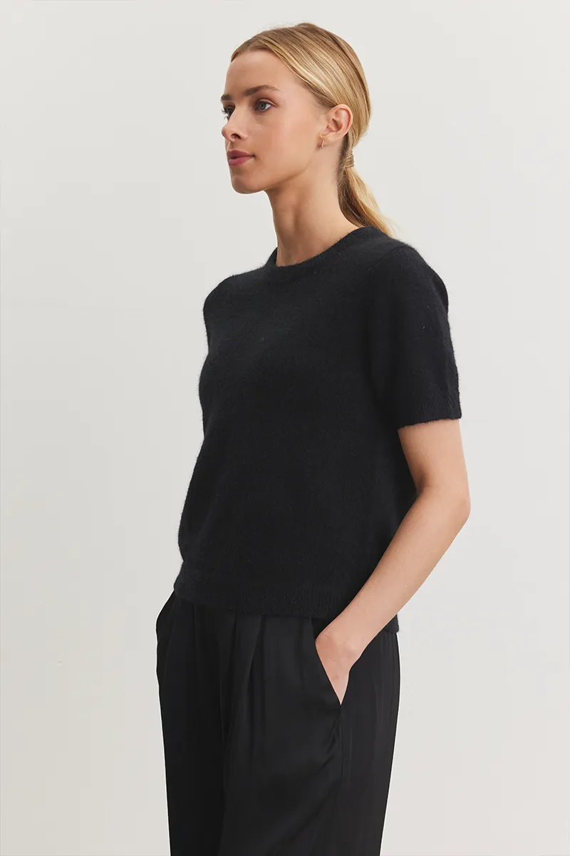 LAYTON KNIT TOP IN BLACK