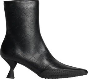 Black Leather Ankle Boots