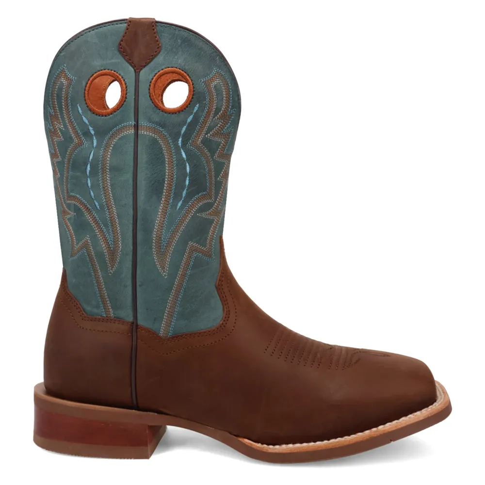 Leighton Embroidered Square Toe Cowboy Boots